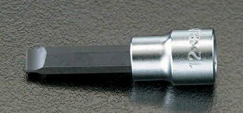 【メーカー在庫あり】 エスコ ESCO 3/8"sq1.0x5.5mm - ビットソケット 000012015774 HD店