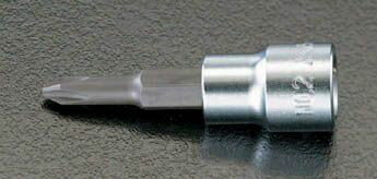 【メーカー在庫あり】 エスコ ESCO 3/8"sq/#3 + ビットソケット 000012015785 HD店