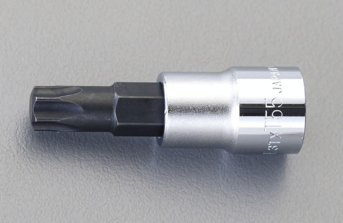 【メーカー在庫あり】 エスコ ESCO 3/8"sqxT50 トルクスビットソケット 000012203860 HD店