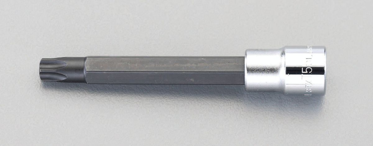 【メーカー在庫あり】 エスコ ESCO 3/8"sqxT27 ロングトルクスビットソケット 000012098536 HD店