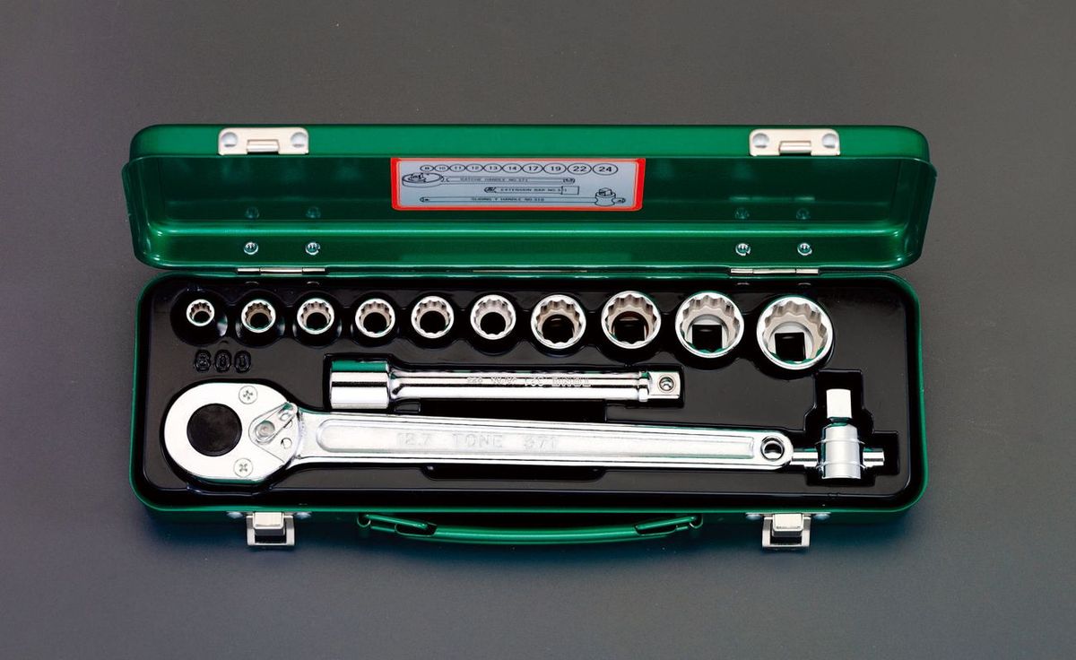 【メーカー在庫あり】 エスコ ESCO 1/2"sq ソケットレンチセット 000012098552 HD店