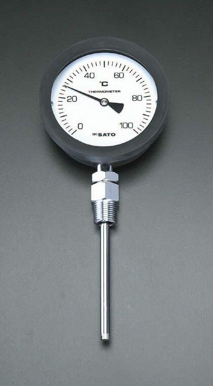 【メーカー在庫あり】 エスコ ESCO 0-150℃/150mm バイメタル式温度計 000012068878 HD店