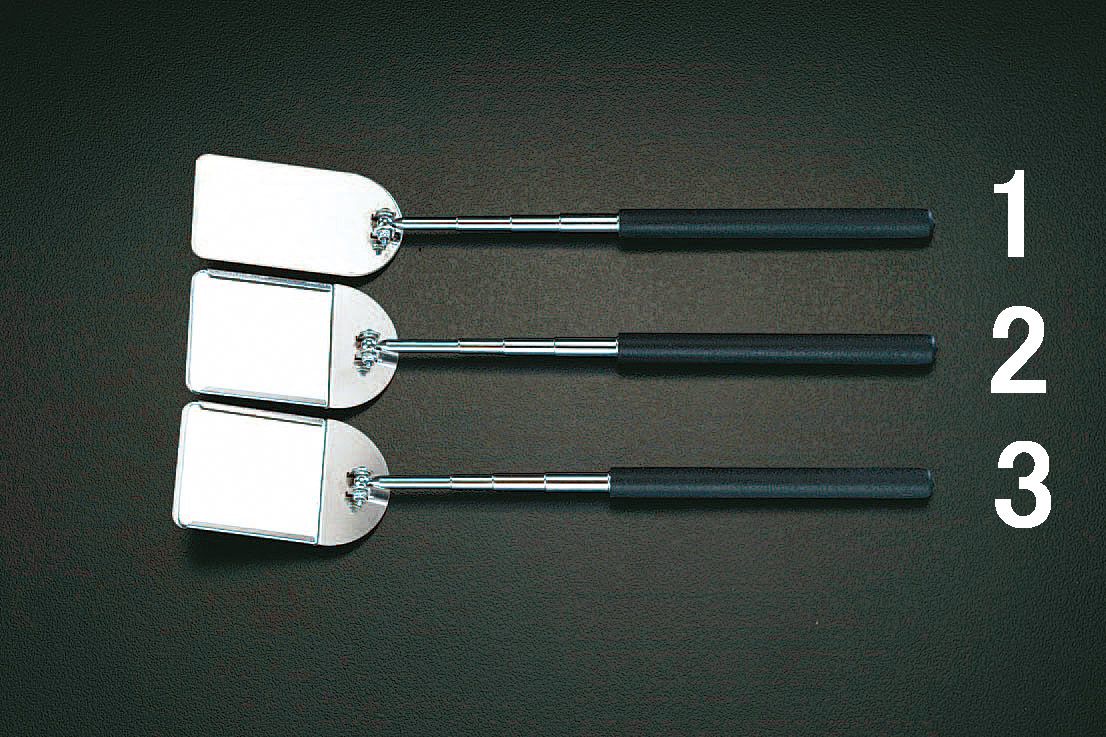 【メーカー在庫あり】 エスコ ESCO 50x95mm/165-698mm ミラー(伸縮型/ステンレス製...