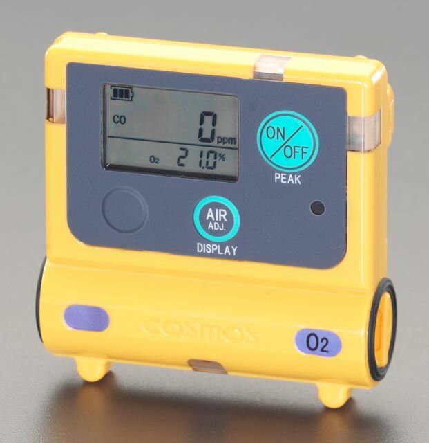 【メーカー在庫あり】 エスコ ESCO 65x14x50mm/65g 酸素濃度計 000012076614 HD店