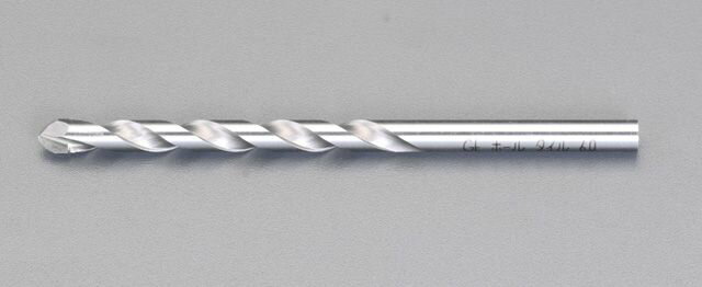 ●刃先外径…4.0mm●全長…85mm●有効長…50mm回転専用　硬質磁器タイル用水使用で切削性・耐久性はさらに向上磁気タイル・瓦・大理石などへの穴あけ作業に。000012080969 HD　