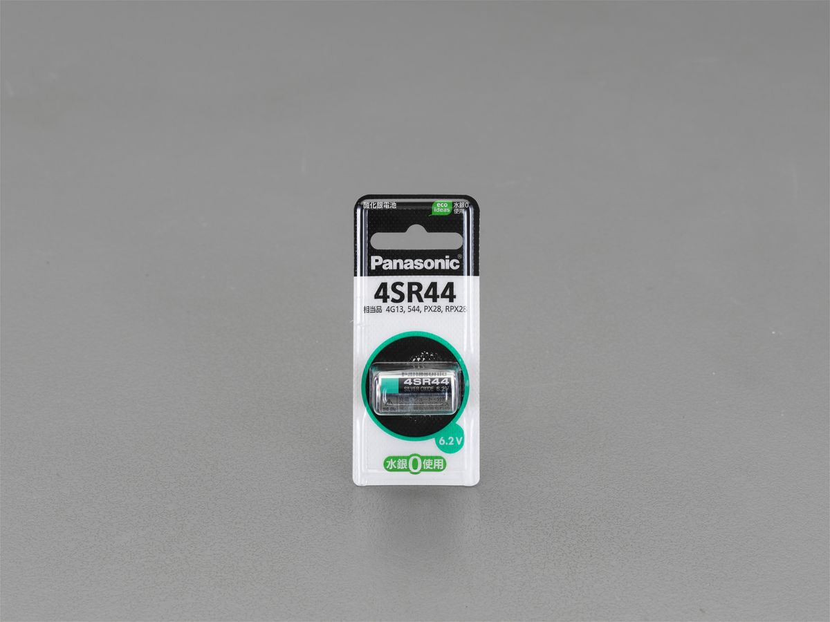 ●電圧 …6.2V ●サイズ…約φ13.0×25.1mm ●質量…約11.2g ●用途…カメラ用4SR44000012247039楽天 HD店　