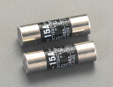 【メーカー在庫あり】 エスコ ESCO 250Vx 30A/φ15mm 筒型エンクロヒューズ(2本) 000012080445 HD店