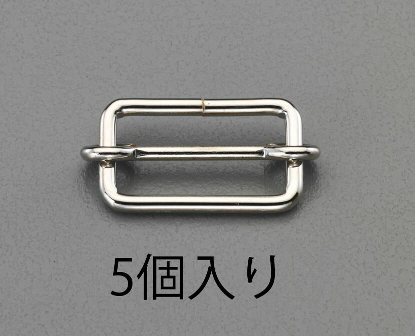 ●適用バンド幅:38mm●サイズ:55.5×29.5mm●線径:4mm●重量:17.4g●材質:鉄(ニッケルメッキ)●用途:平バンド用金具●入数:5個000012257363楽天 HD店　