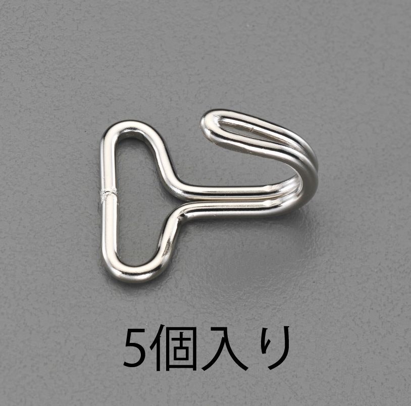 【メーカー在庫あり】 エスコ ESCO 20mm フック(スチール製/5個) 000012257397 HD店