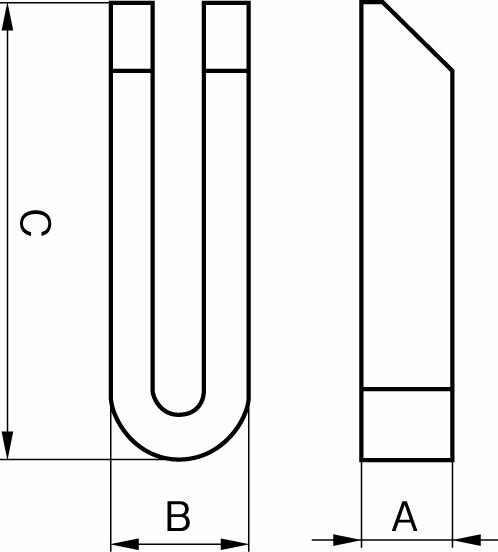 【メーカー在庫あり】 エスコ ESCO M20x250mm テーパーフォーククランプ 000012099412 HD店