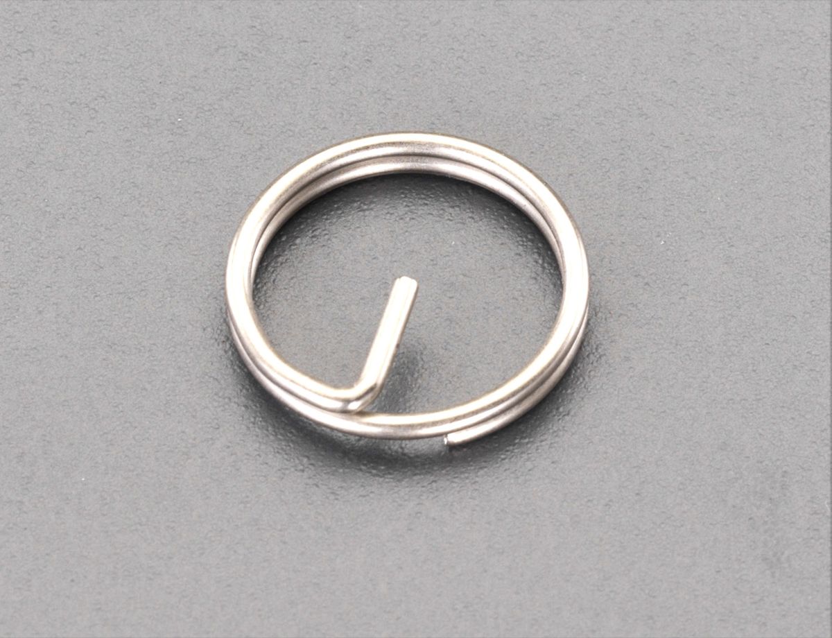【メーカー在庫あり】 エスコ ESCO 14x1.2mm キーリング ステンレス製/10個 000012...