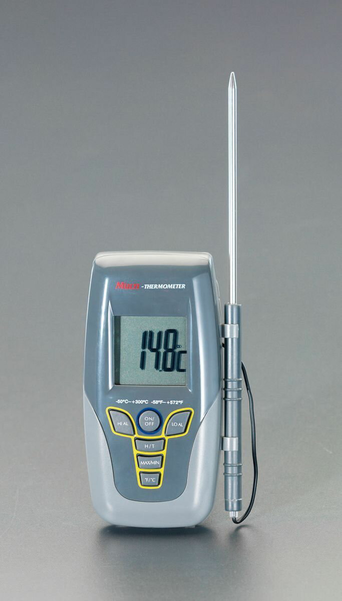 【メーカー在庫あり】 エスコ ESCO -50°/+300℃ デジタル温度計 000012099850 HD店