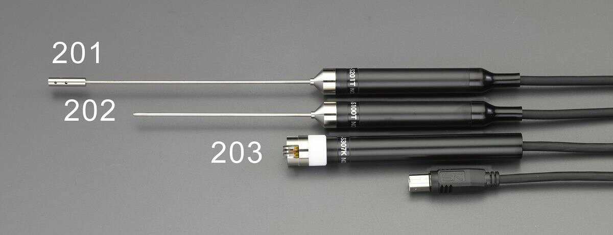 【メーカー在庫あり】 エスコ ESCO -30°/199.9℃ 液温センサー(EA701SA-20用) 00001...