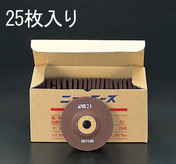 ●用途…一般鋼、ステンレス鋼のバリ、ビード取りに●最大回転数…13690rpm●最大使用周速度…4300m/min●粒度…A/WA36●サイズ…φ100×6(t)mm●穴径…15mm●入数…25枚入り000012063670楽天 HD店　