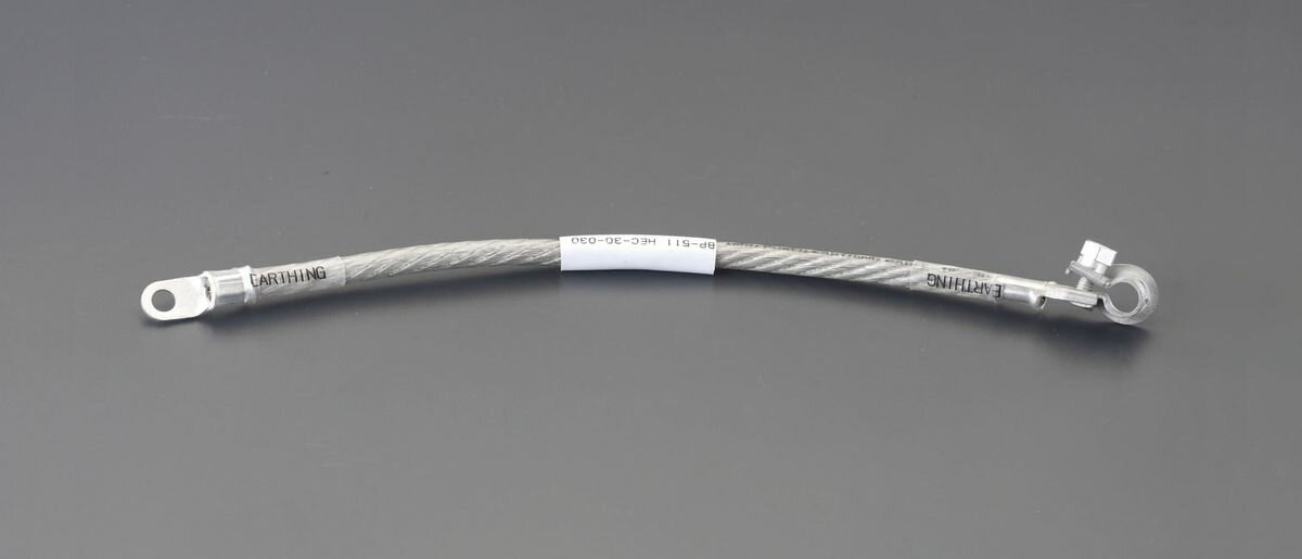 【メーカー在庫あり】 エスコ ESCO 30sqx 40cm アーシングケーブル 000012212651 HD店