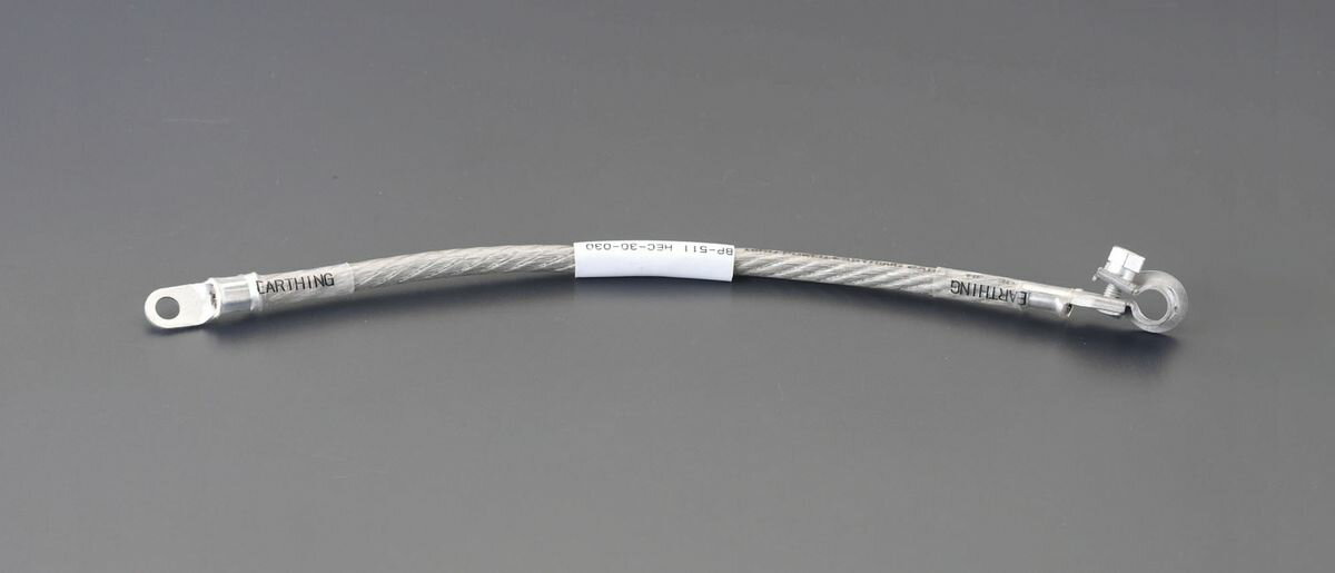 【メーカー在庫あり】 エスコ ESCO 30sqx 45cm アーシングケーブル 000012212654 HD店