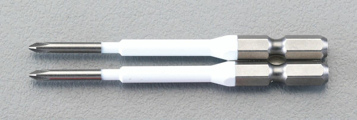 【メーカー在庫あり】 エスコ ESCO #0x 82mm 極小ネジ用 カラービット 2本組 00001...