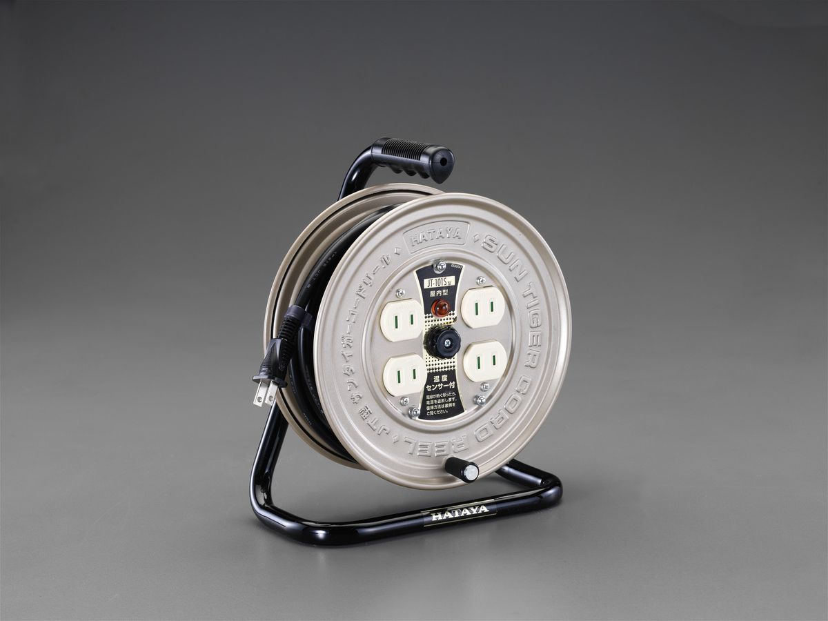 【メーカー在庫あり】 エスコ ESCO AC125V/15A/10m コードリール 温度センサー付 000012235694 HD店