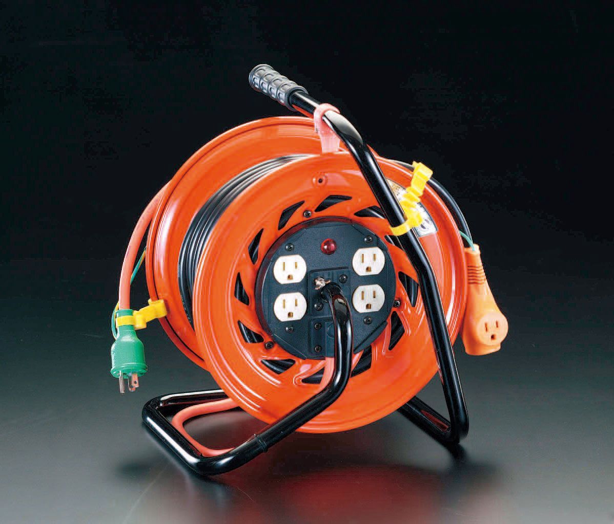 【メーカー在庫あり】 エスコ ESCO AC125V/15A/30m 元置コードリール アース付 000012020033 HD店