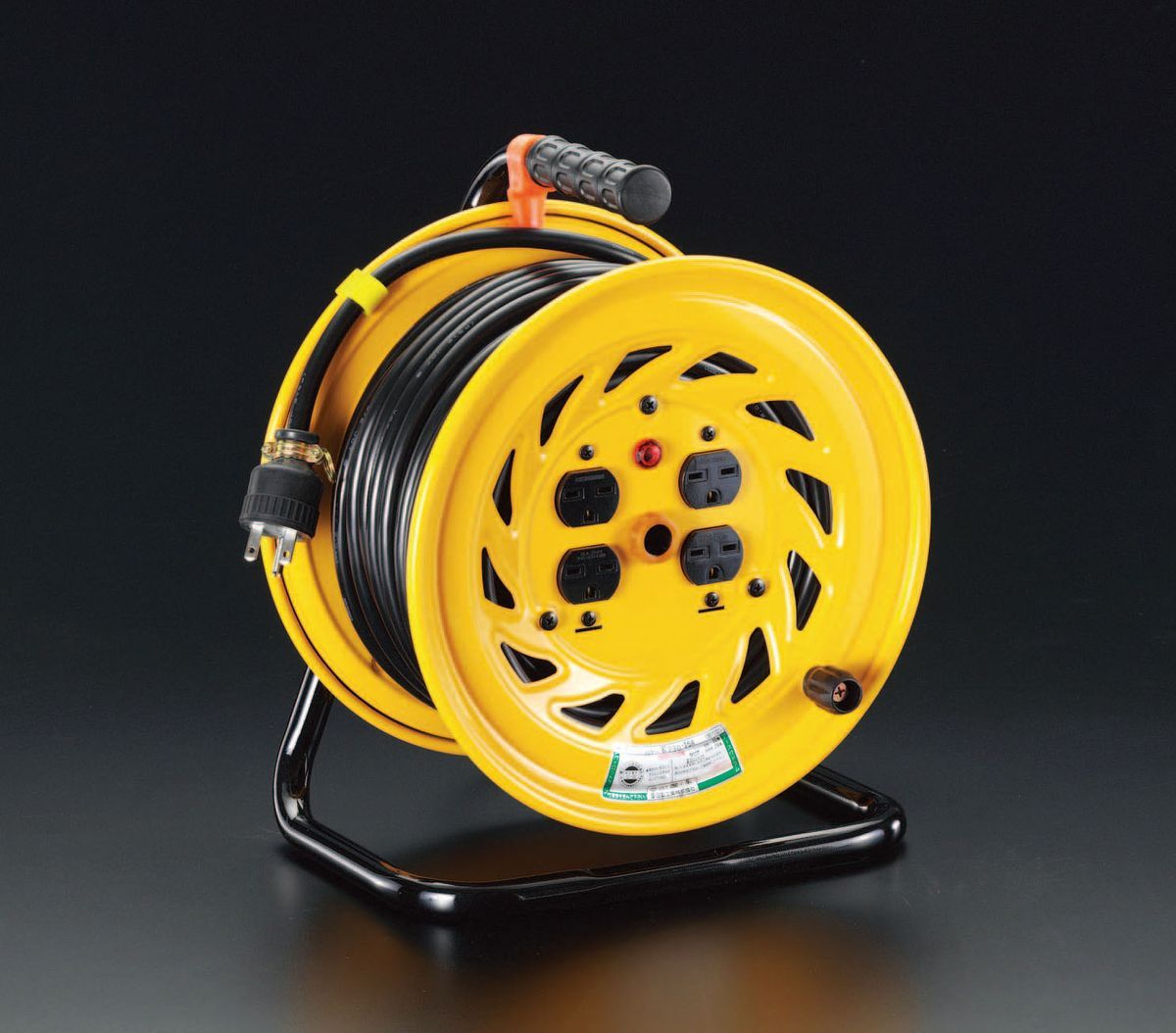 【メーカー在庫あり】 エスコ ESCO 単相AC200V/15A/30m 電工ドラム 000012037584 HD店