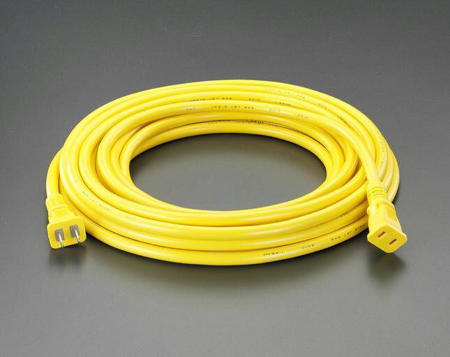 【メーカー在庫あり】 エスコ ESCO AC125V/15A/10m 延長コード 000012212740 HD
