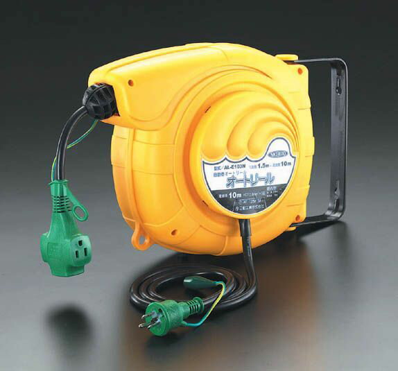 【メーカー在庫あり】 エスコ ESCO AC125V/15Ax11.5mオートリール アース付 000012069348 HD店