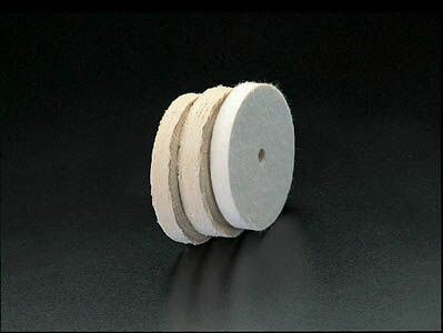 【メーカー在庫あり】 エスコ ESCO 100mm/12.7mm フェルトバフ 000012049650 HD店
