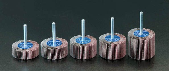 【メーカー在庫あり】 エスコ ESCO # 80 50x15mm/6.0mm軸 フラップホイール 000012020274 HD