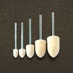 【メーカー在庫あり】 エスコ ESCO 13x20mm/3.0mm軸 フエルトバフ ハード 000012006625 HD店