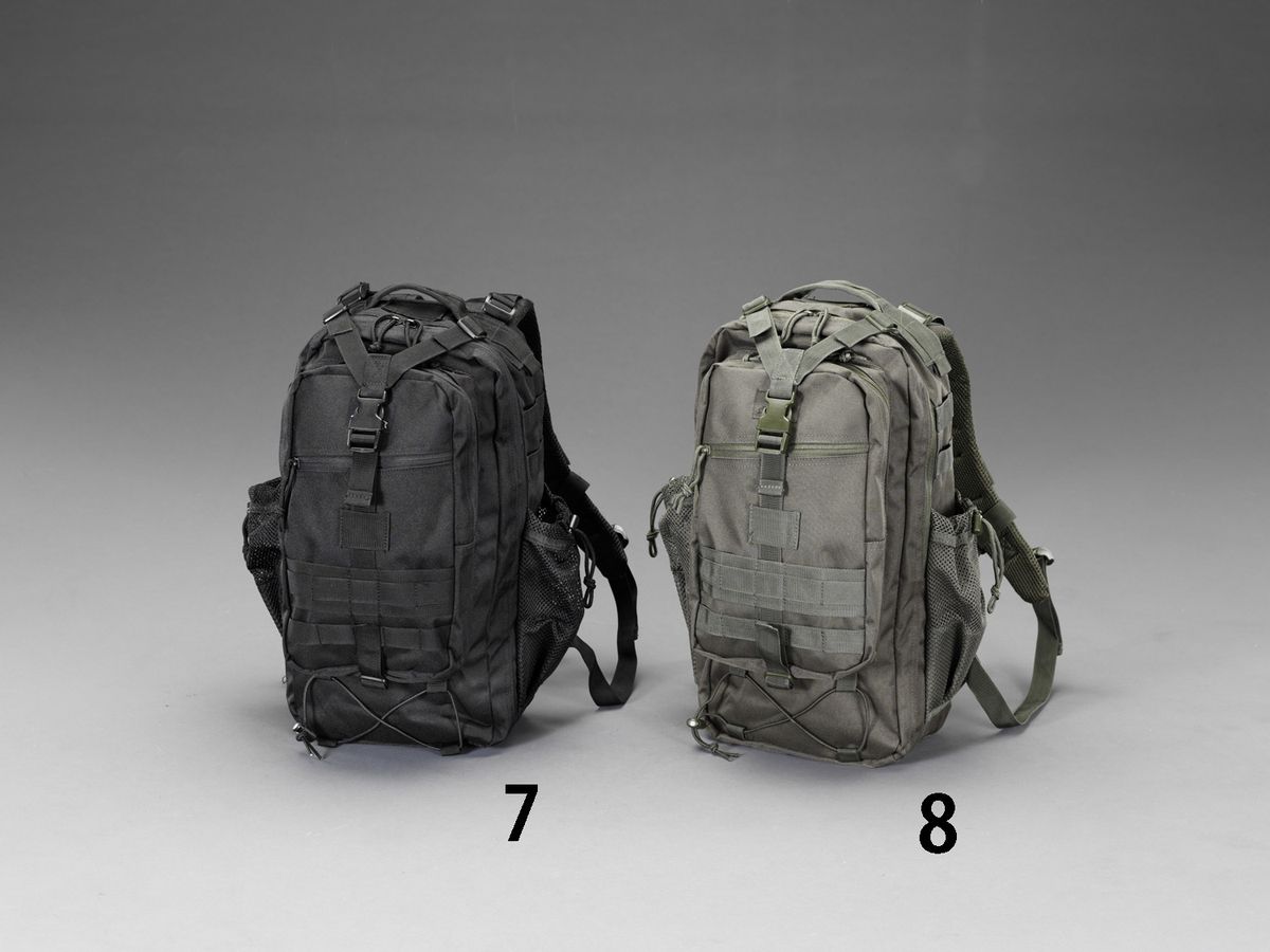 【メーカー在庫あり】 エスコ ESCO 457x254x229mm リュックサック OD色 000012248363 HD店