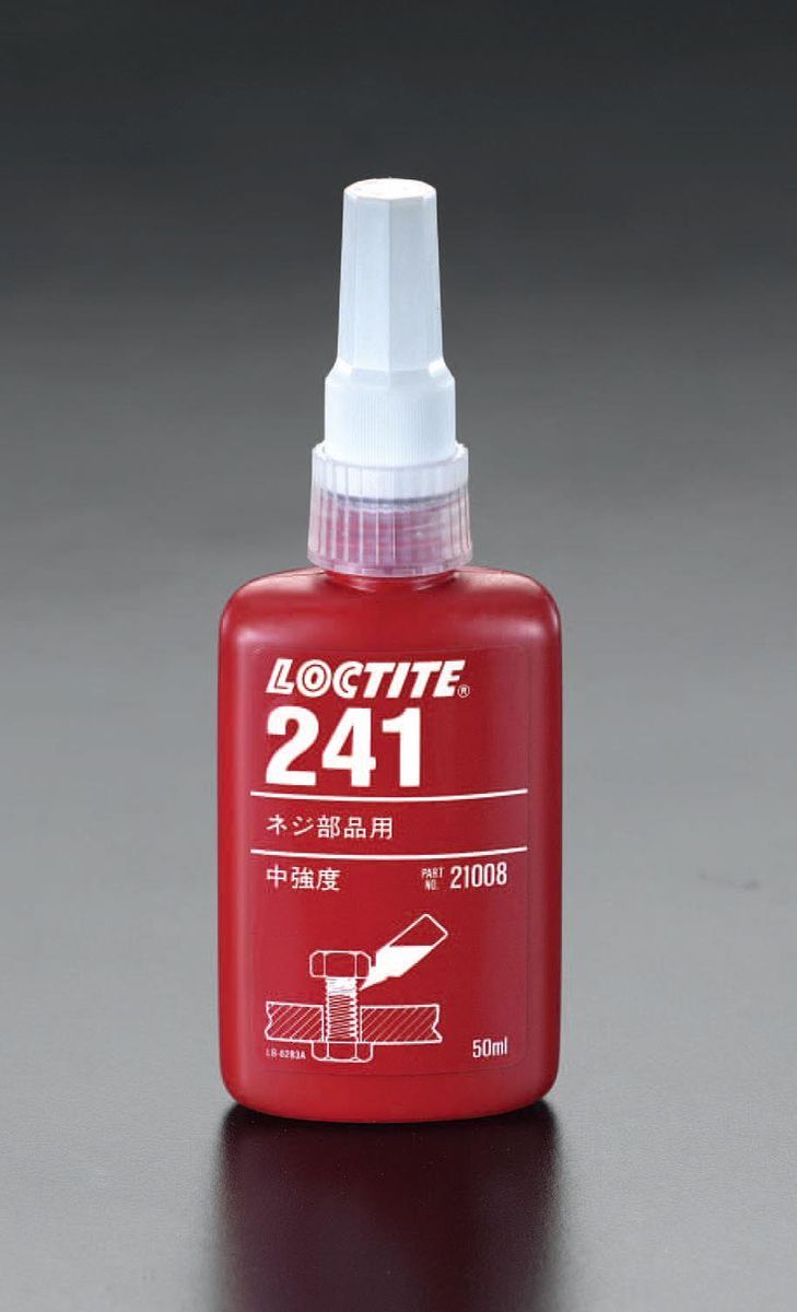 【メーカー在庫あり】 エスコ ESCO 50ml ねじゆるみ止め剤 中強度・低粘度 000012066304 HD店