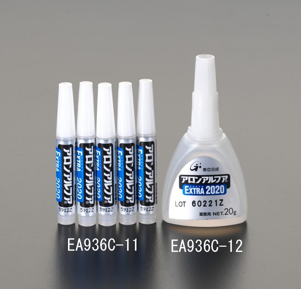 【メーカー在庫あり】 エスコ ESCO 2gx5本 アロンアルファ エクストラ#2020 000012075714 HD店