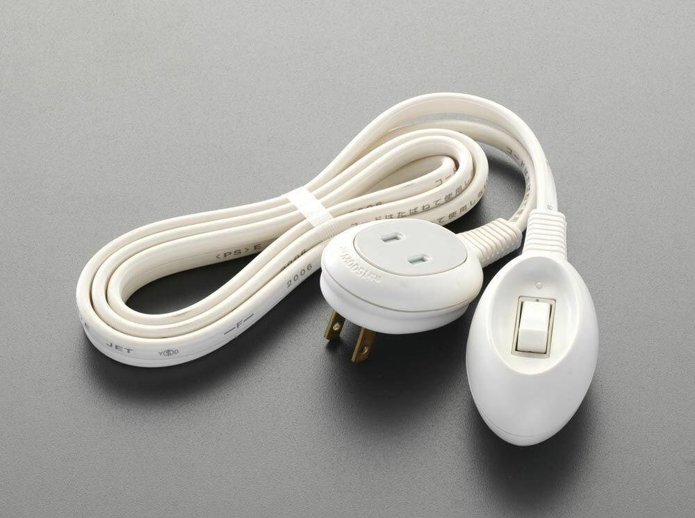 【メーカー在庫あり】 エスコ ESCO AC125V/15A 手元スイッチ 1mコ-ド付 000012082084 HD