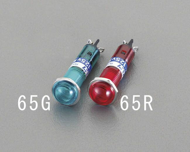 【メーカー在庫あり】 エスコ ESCO φ10.2mm 表示灯ネオンブラケット 赤 000012216992 HD