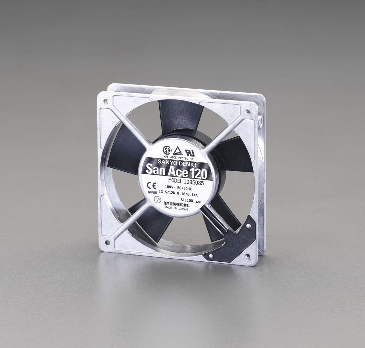 【メーカー在庫あり】 エスコ ESCO 120x120mm/38mm AC100V ファン 000012230942 HD店