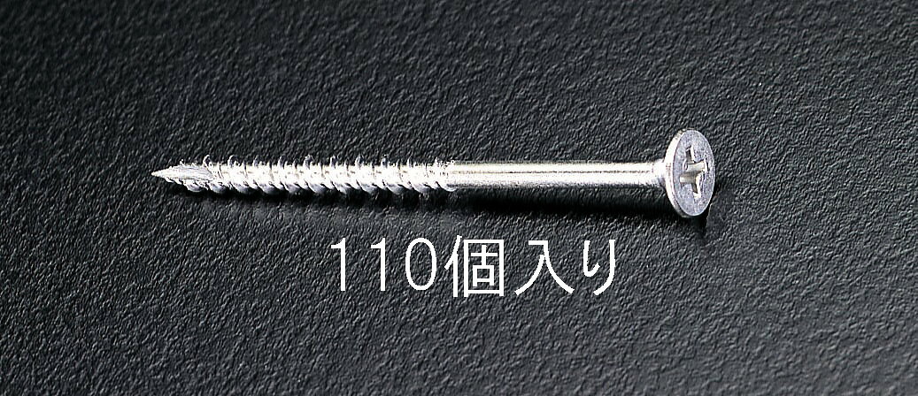 ●材質:SUS410●頭形状:(+)皿頭●サイズ:3.8×62mm●入数:110個先端がカットされている為、喰い込みが良いです。ねじ戻しのできる釘です。000012040576楽天 HD店　