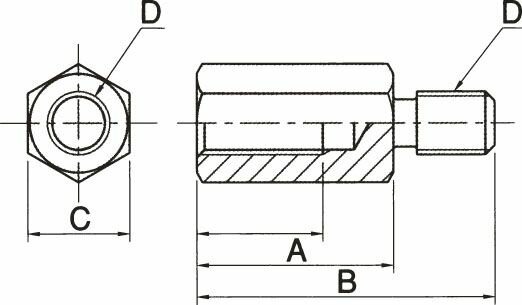 �ڥ᡼�����߸ˤ���� ������ ESCO M8 x40mm ���� �������åȥܥ�� 000012070852 JP