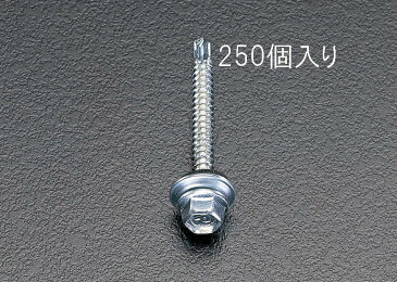 【メーカー在庫あり】 エスコ ESCO 6x35mm 六角頭ピアスビス シール付/250本 000012060332 HD店