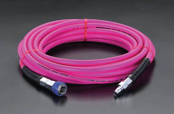 【メーカー在庫あり】 エスコ(ESCO) 8.5/12.5mmx20m ウレタンホース(カプラー付) 000012045365 HD