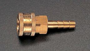 【メーカー在庫あり】 エスコ(ESCO) 11.0mm ステム型カップリング(中圧用/真鍮) 000012006882 HD