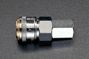 【メーカー在庫あり】 エスコ(ESCO) Rc 1/2" メスねじカップリング(ワンプッシュ) 000012050207 HD