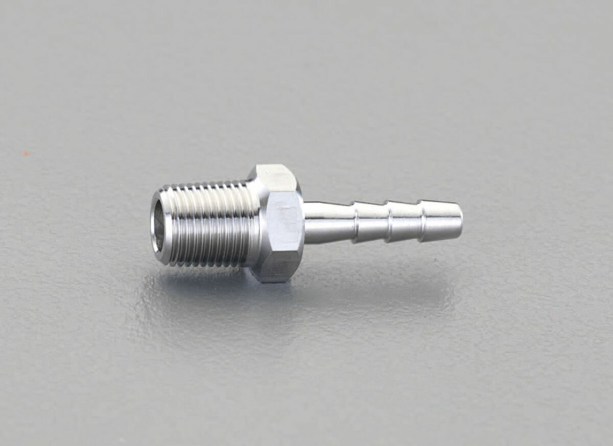 【メーカー在庫あり】 エスコ(ESCO) R 1/2"x10.5mm オスねじステム(ステンレス製) 000012205798 HD