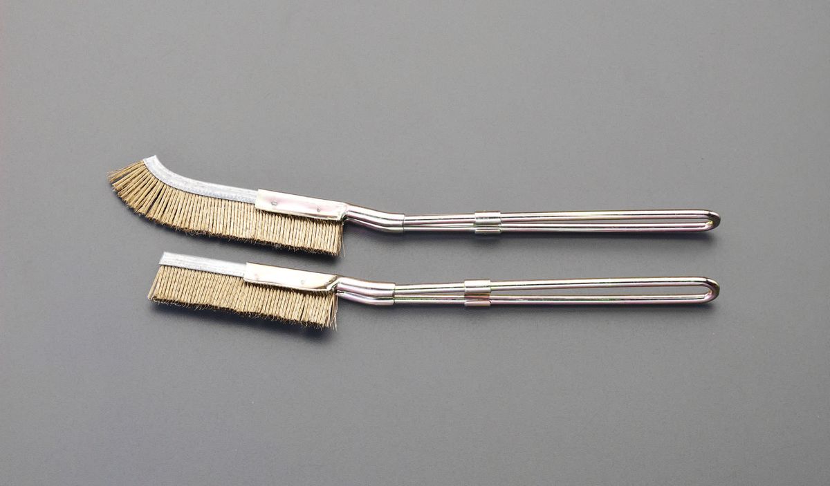 【メーカー在庫あり】 エスコ(ESCO) チャンネルブラシセット(ラッピング線) 000012221581 HD