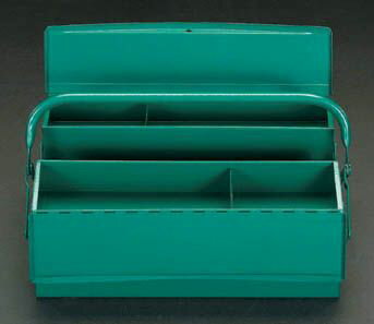 【メーカー在庫あり】 エスコ ESCO 420x200x150mm 工具箱(両開き/スティール製) 000012011475 HD