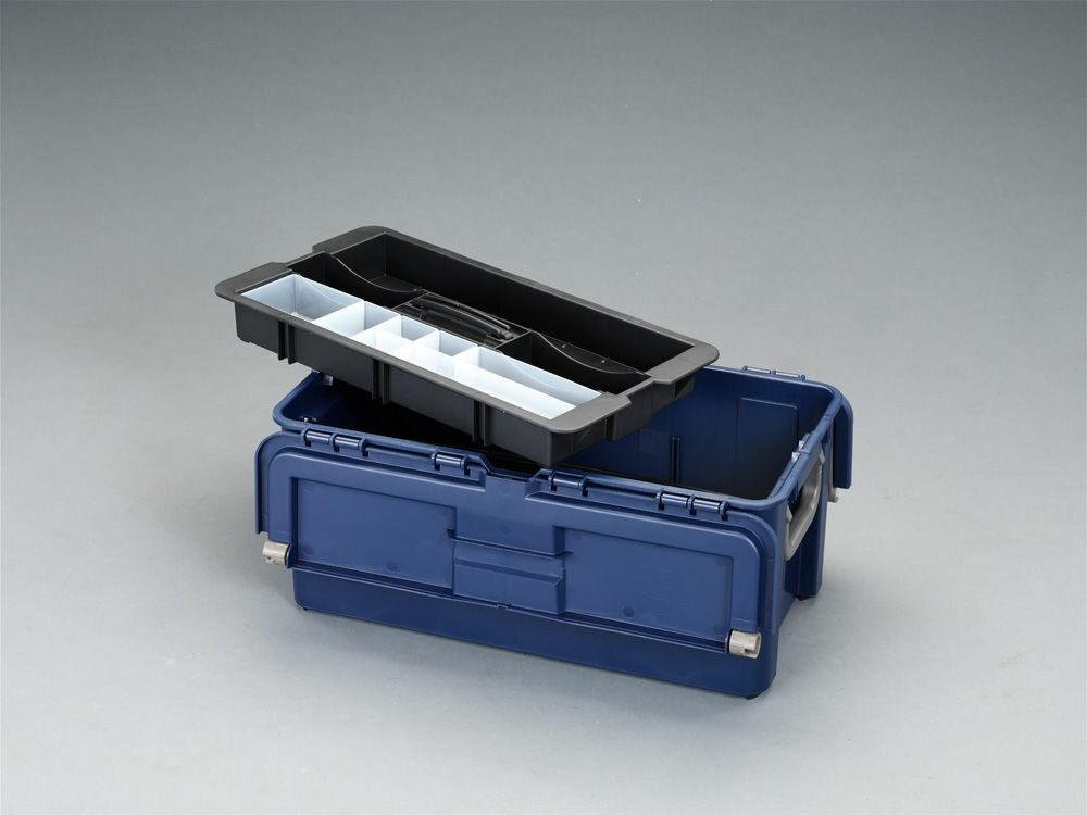 【メーカー在庫あり】 エスコ ESCO 540x300x230mm 工具箱(中皿付) 000012030403 HD