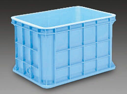 【メーカー在庫あり】 エスコ ESCO 883x642x517mm/ 211L コンテナ(ライトブルー) 0...