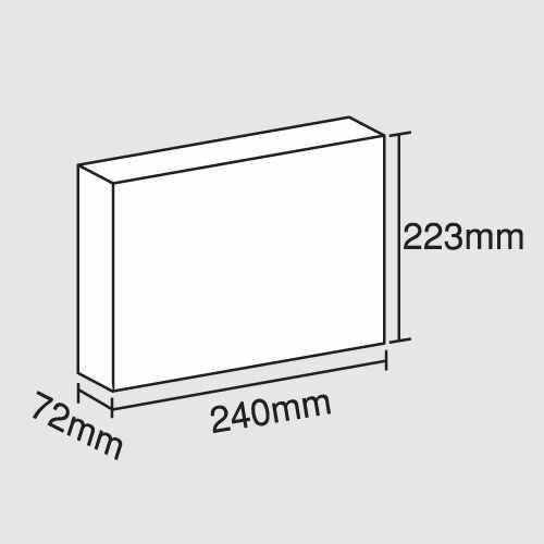 【メーカー在庫あり】 エスコ ESCO 255x250x 77mm アタッシュケース 000012225349 HD