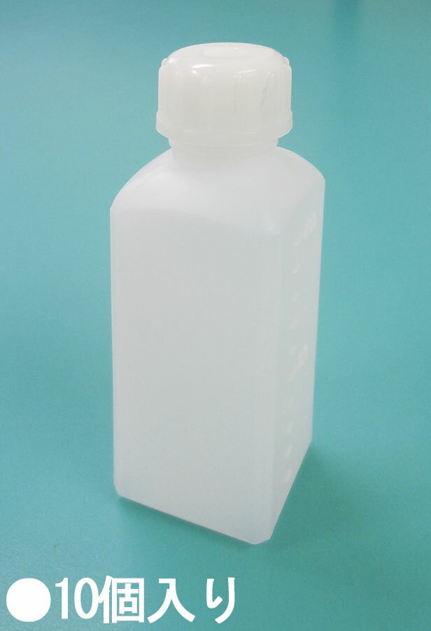 【メーカー在庫あり】 エスコ ESCO 40x40x115mm/0.10L 角型広口ポリ容器(10個) 000012225361 HD