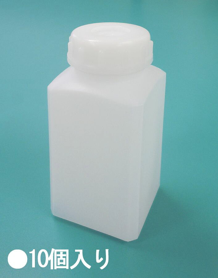 ●材質:ポリエチレン●容量:250ml●サイズ:55×55×128mm●目盛間隔:50ml●フタ内径:30mmフタは、ねじ式目盛付き密閉性を重視していますので中栓を付けています。正方形なので、隙間なく収納できます。入数は10個入りです。000012225362 HD　