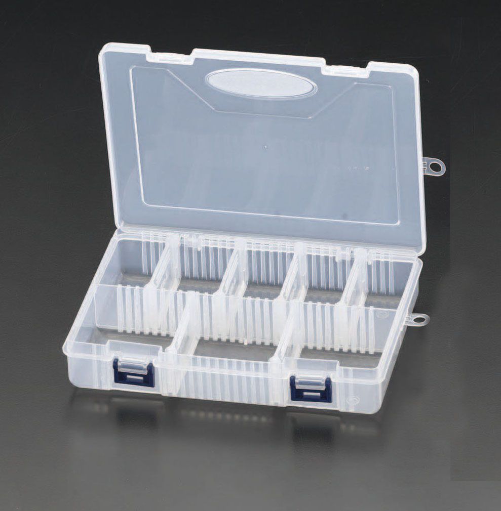 【メーカー在庫あり】 エスコ ESCO 201x149x39mm パーツケース(クリアー) 000012026678 HD